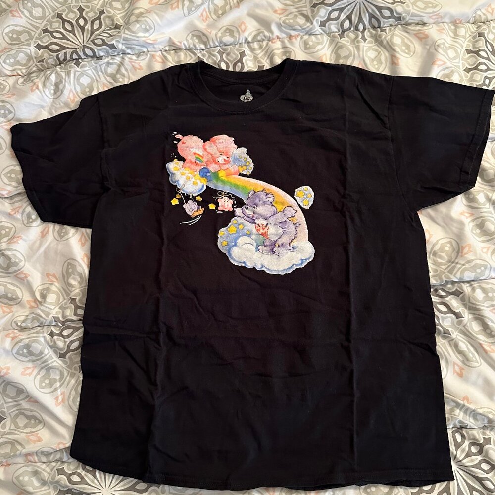 CARE BEARS TV Show T-Shirt Women's XL Share Bear & Cheer Bear